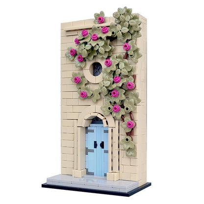 Mdina Blue Door Malta Building Kit | LEGO-Compatible MOC - 4