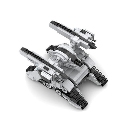 Mech Tank Hunter Killer X2 MOC Building Kit | Futuristic Armored Vehicle - 2