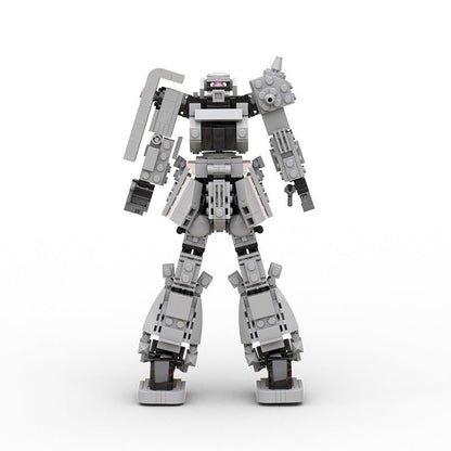 Mech Warrior MOC Building Kit | Futuristic Mecha Robot Figure Model - 1