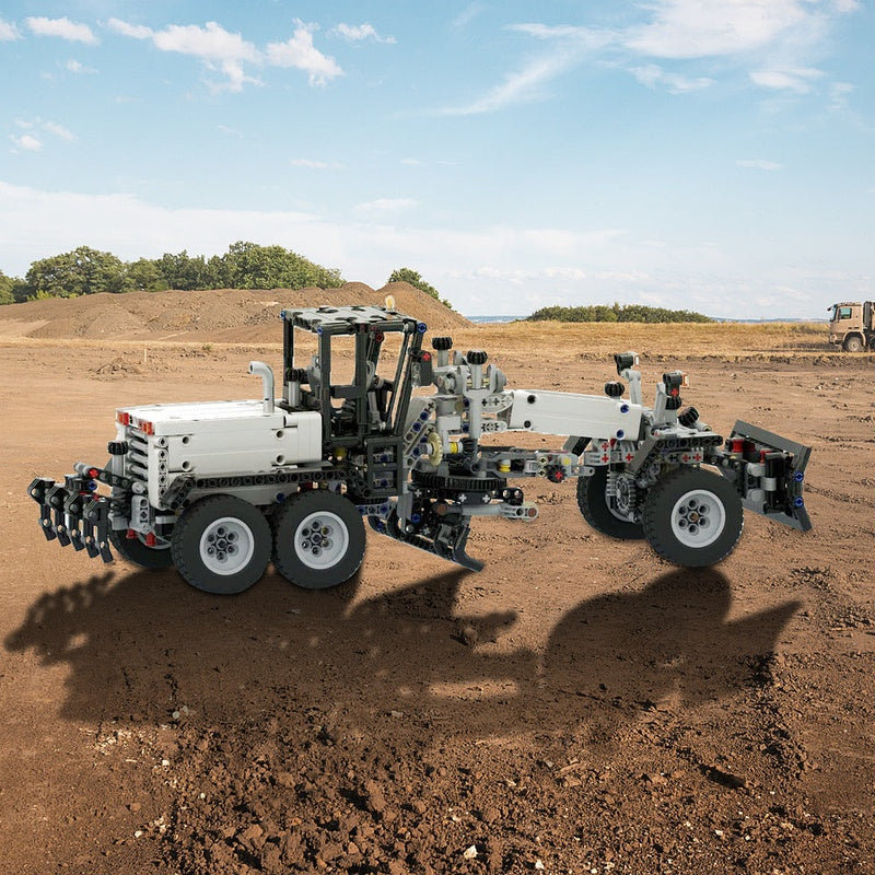 Mechanical Grader MOC Building Kit | Construction Vehicle Model - 2