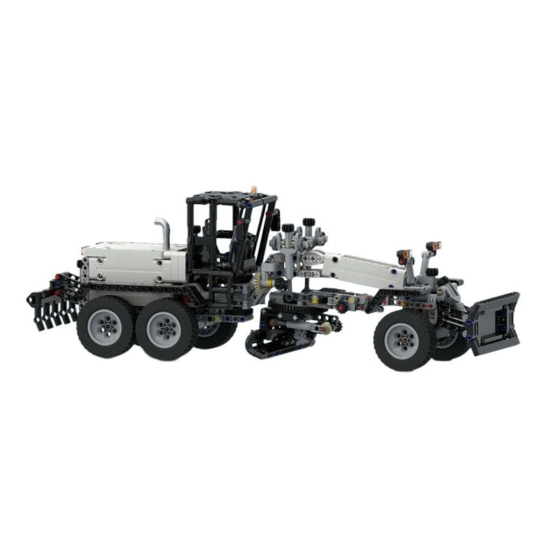 Mechanical Grader MOC Building Kit | Construction Vehicle Model - 3