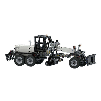 Mechanical Grader MOC Building Kit | Construction Vehicle Model - 3