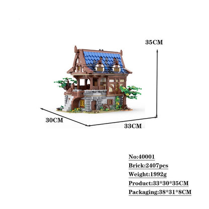 Medieval Armory MOC Building Kit | Castle Weapon Storage Architecture - 4