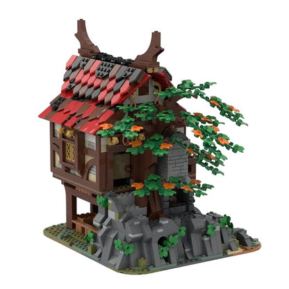Medieval Bakery MOC Building Kit | Historic Village Shop Architecture - 7
