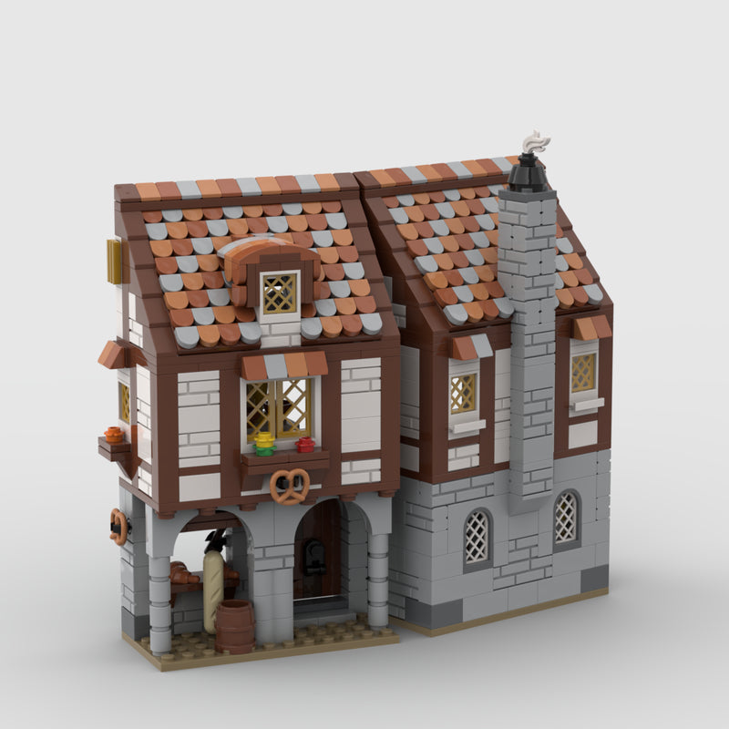 Medieval Bakery MOC Building Kit | LEGO-Compatible MOC - 3