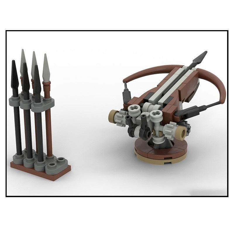Medieval Ballista MOC Building Kit | Historic Siege Weapon Model - 2
