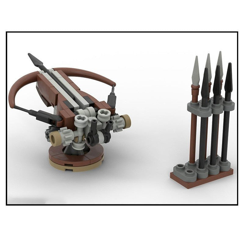 Medieval Ballista MOC Building Kit | Historic Siege Weapon Model - 4
