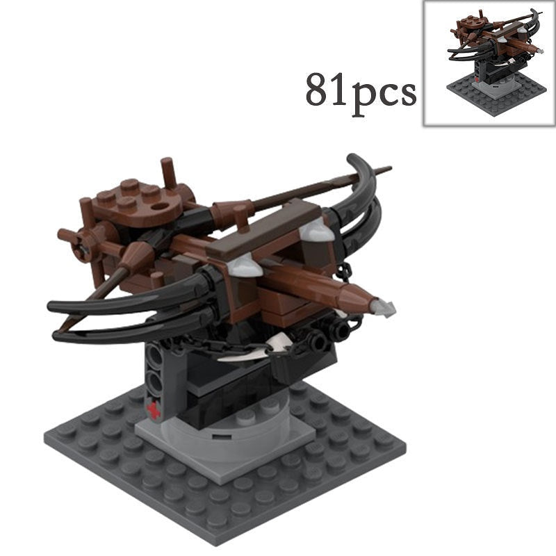Medieval Ballista MOC Building Kit | Historic Siege Weapon Model - 5