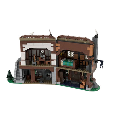 Medieval Blacksmith & Merchant Workshop MOC Building Kit - 2