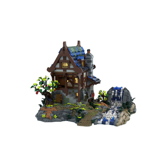 Medieval Blacksmith Building Kit | LEGO-Compatible MOC - 1