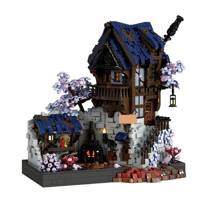 Medieval Blacksmith Forge MOC Building Kit | Historic Workshop Model - 1