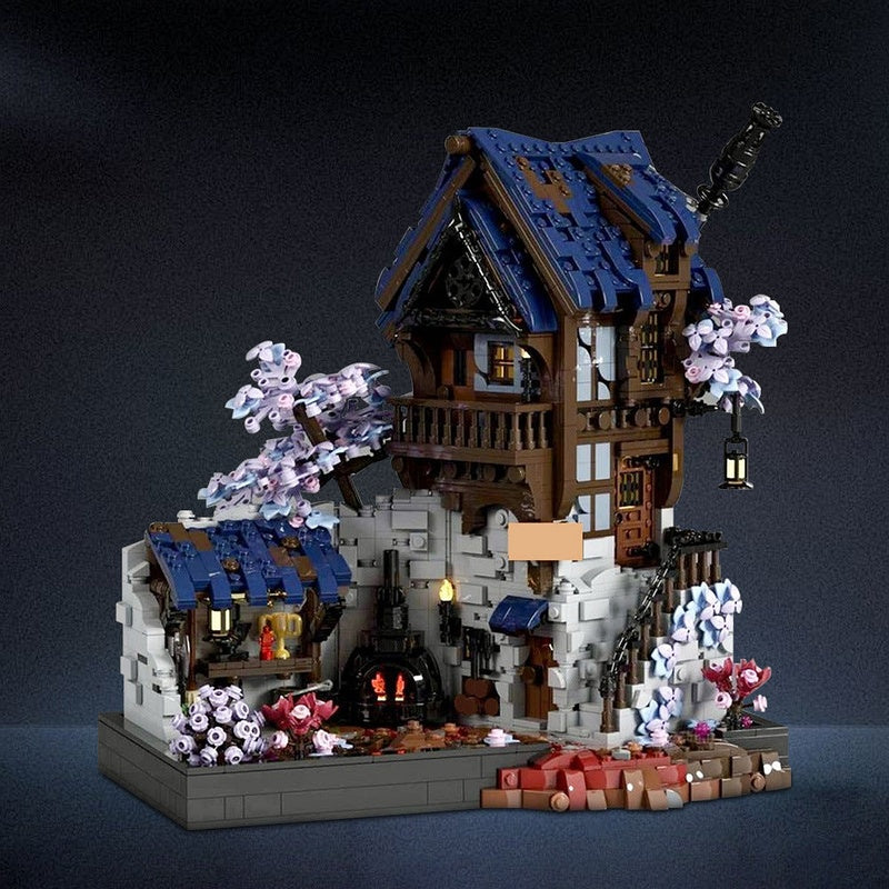 Medieval Blacksmith Forge MOC Building Kit | Historic Workshop Model - 2