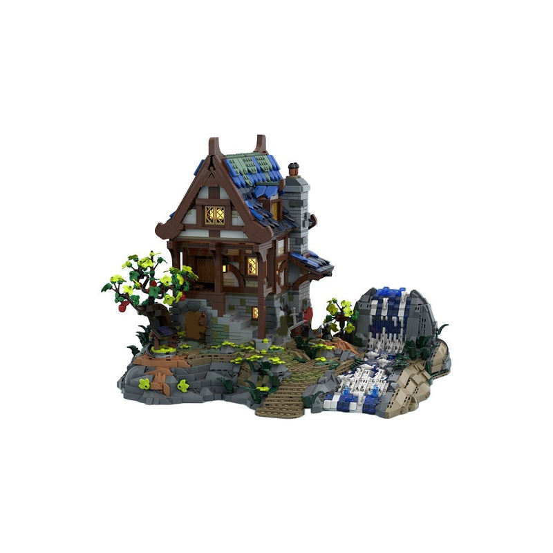 Medieval Blacksmith MOC Building Kit | Historic Forge Workshop - 1