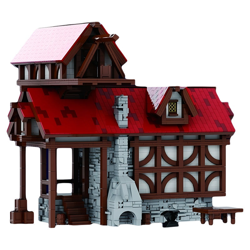 Medieval Blacksmith's Shop MOC Building Kit - 3