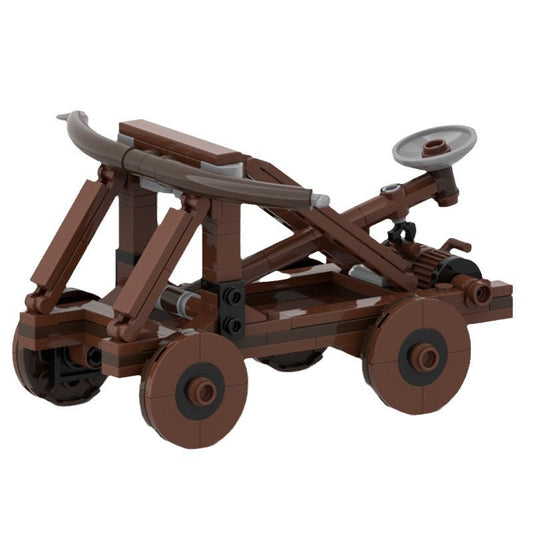 Medieval Catapult Building Kit | LEGO-Compatible MOC - 1