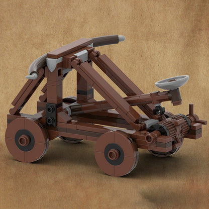 Medieval Catapult MOC Building Kit | Historic Siege Engineering Model - 2