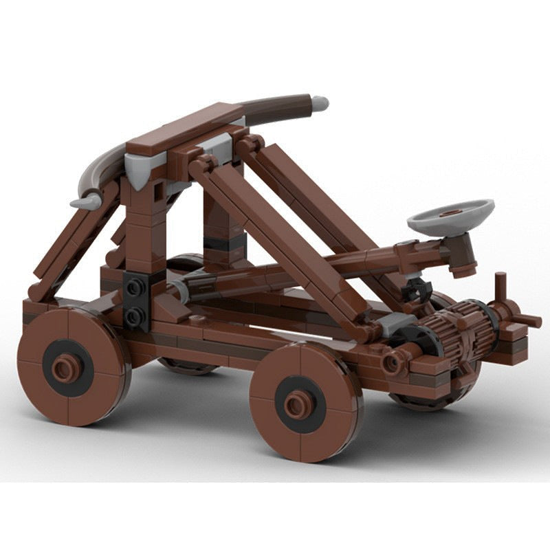 Medieval Catapult MOC Building Kit | Historic Siege Engineering Model - 4