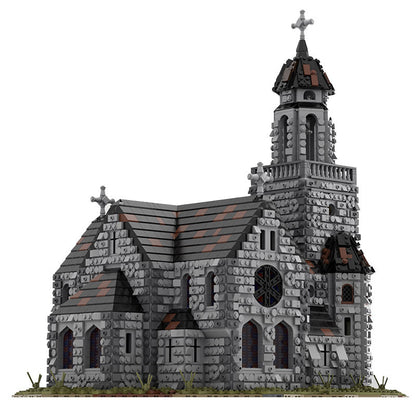 Medieval Cathedral Building Kit | LEGO-Compatible MOC - 6