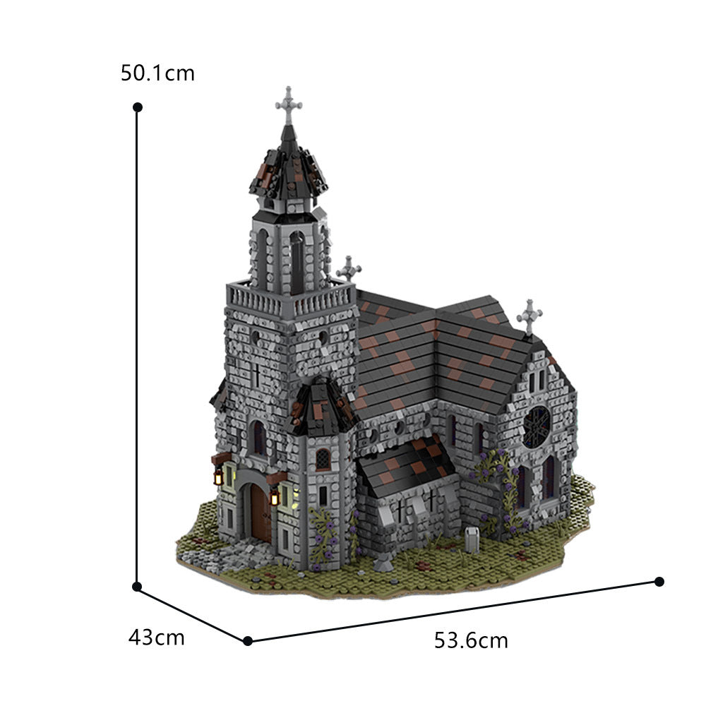 Medieval Cathedral Building Kit | LEGO-Compatible MOC - 7