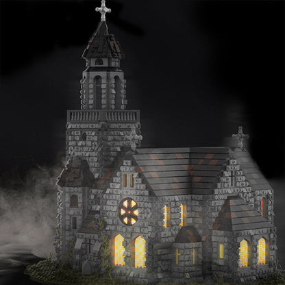Medieval Cathedral MOC Building Kit | Historic Architecture Model - 4