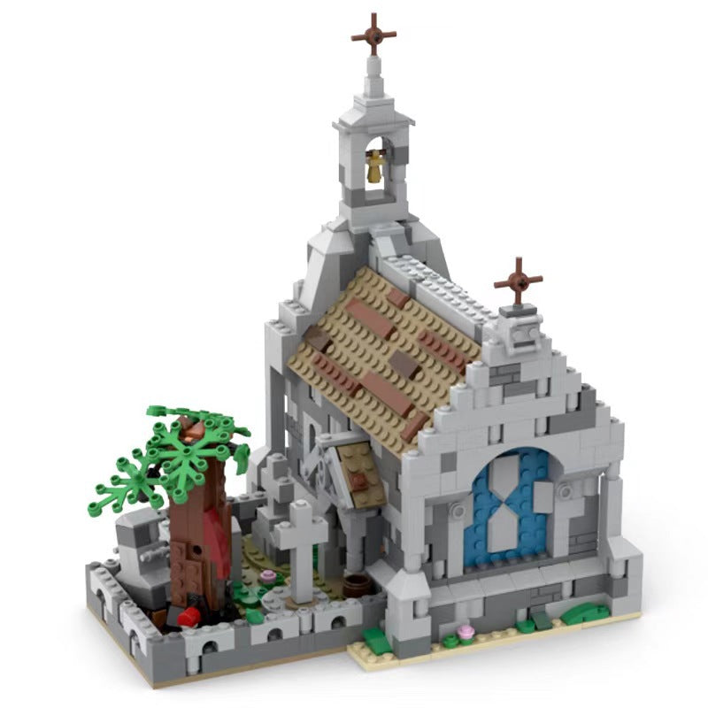 Medieval Chapel Building Kit | Compatible MOC - 3