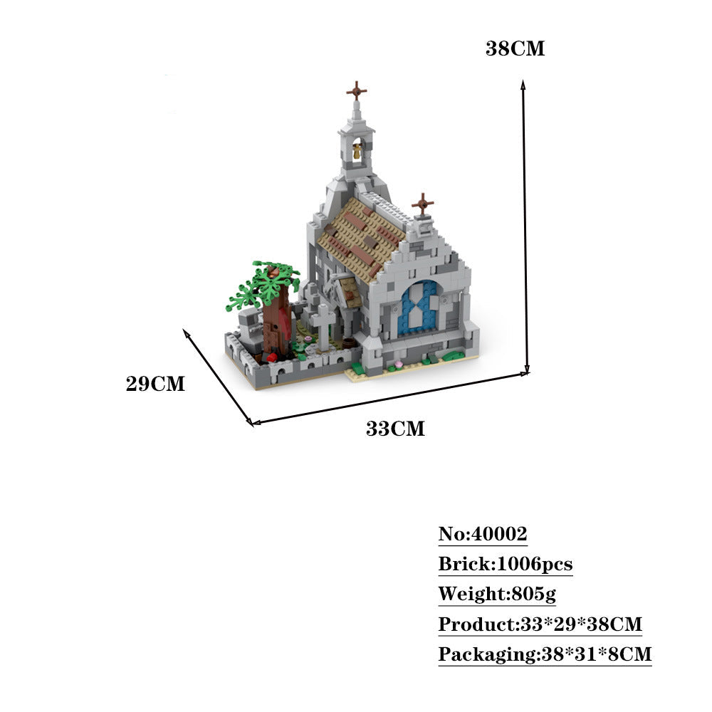 Medieval Chapel Building Kit | Compatible MOC - 4
