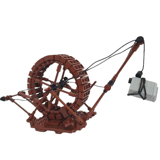 Medieval Crane Building Kit | LEGO-Compatible MOC - 1