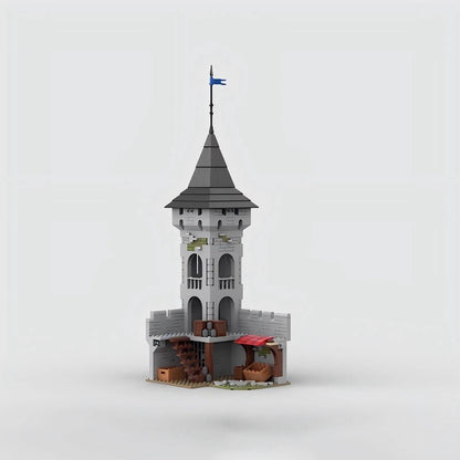 Medieval Dark Eagle Knight Castle Building Kit | LEGO-Compatible MOC - 3