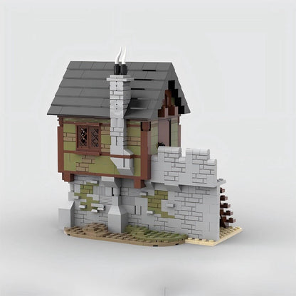 Medieval Dark Eagle Knight Castle Building Kit | LEGO-Compatible MOC - 4