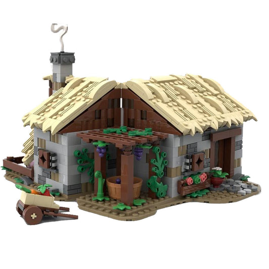 medieval farm house building kit | moc-137856 - 1