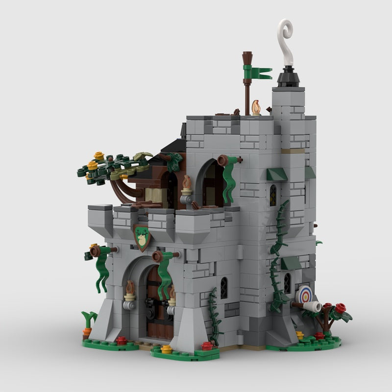 Medieval Forest Hidden Outpost Tower MOC Building Kit - 2