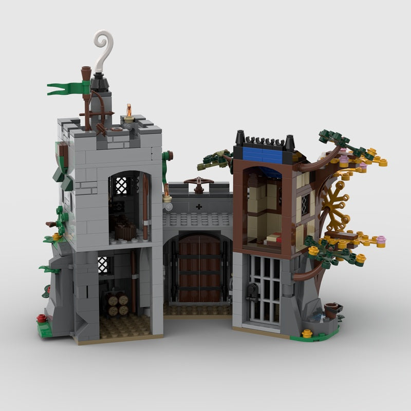 Medieval Forest Hidden Outpost Tower MOC Building Kit - 4