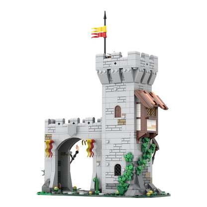 Medieval Fortified Town Gate MOC Building Kit - 5