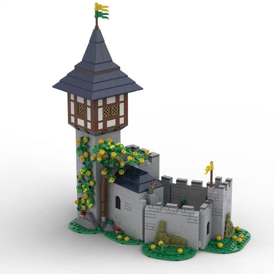 Medieval Fortified Watchtower Castle MOC Building Kit - 1