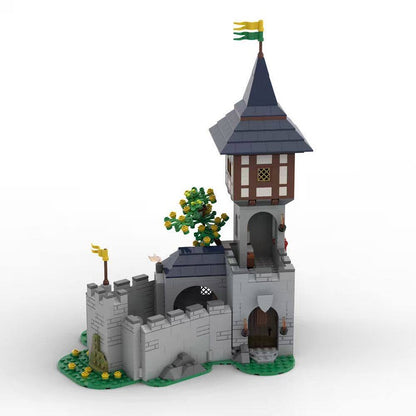 Medieval Fortified Watchtower Castle MOC Building Kit - 2