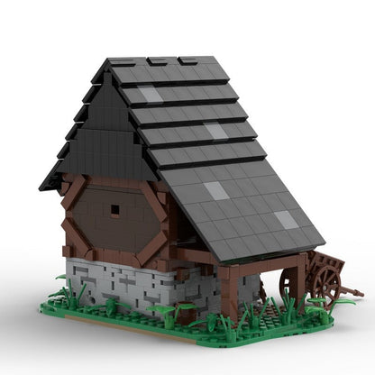 Medieval Granary MOC Building Kit | Historic Village Architecture Model - 3