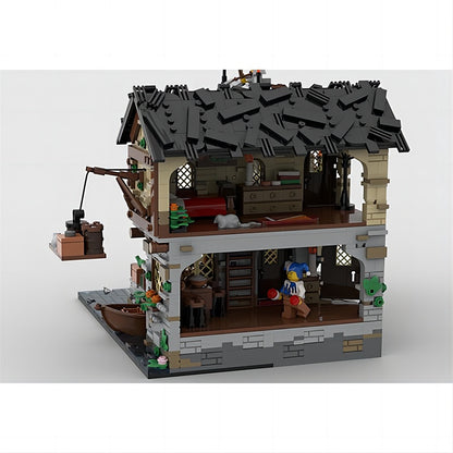 Medieval Harbor MOC Castle Quay Architecture Building Kit - 3