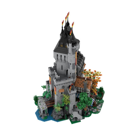 Medieval High Tower Building Kit | LEGO-Compatible MOC - 2
