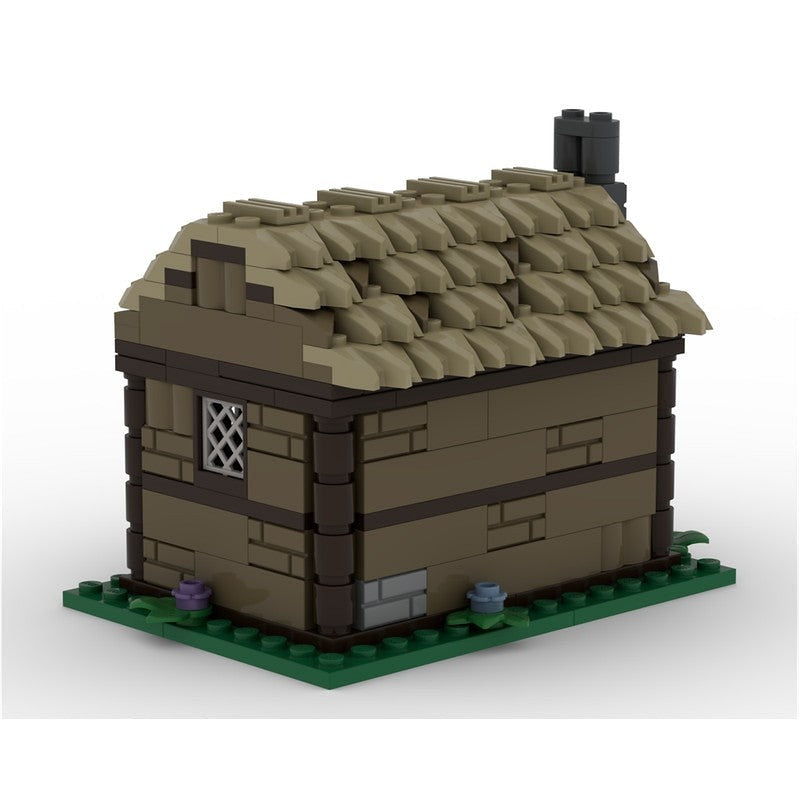 Medieval Home MOC Building Kit | Historic Village House Architecture Model - 2