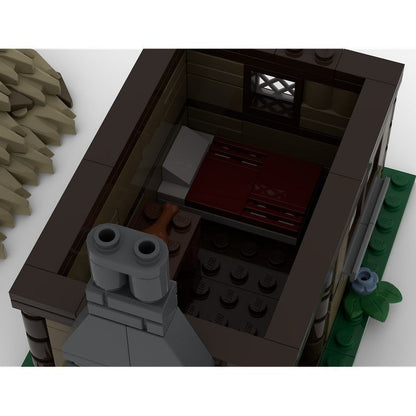 Medieval Home MOC Building Kit | Historic Village House Architecture Model - 5