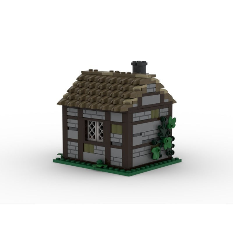 Medieval Home MOC Building Kit | Historic Village House Architecture Model - 6
