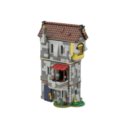Medieval House Building Kit | LEGO-Compatible MOC - 1