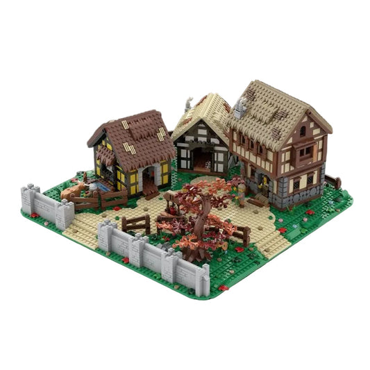 Medieval Houses Building Kit | LEGO-Compatible MOC - 1