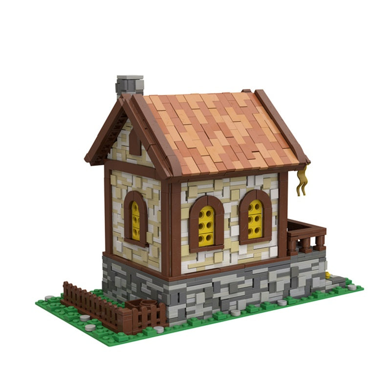 Medieval Hut Building Kit | LEGO-Compatible MOC - 1