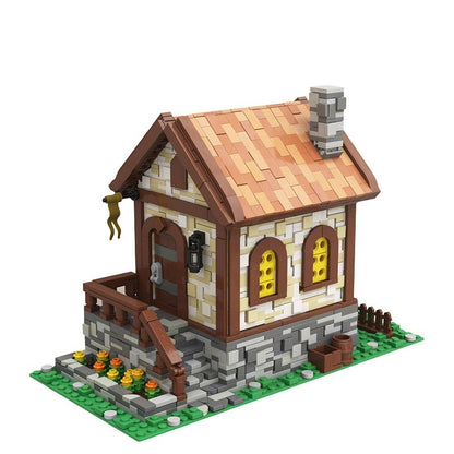 Medieval Hut MOC Building Kit | Rustic Historic Village Architecture - 5