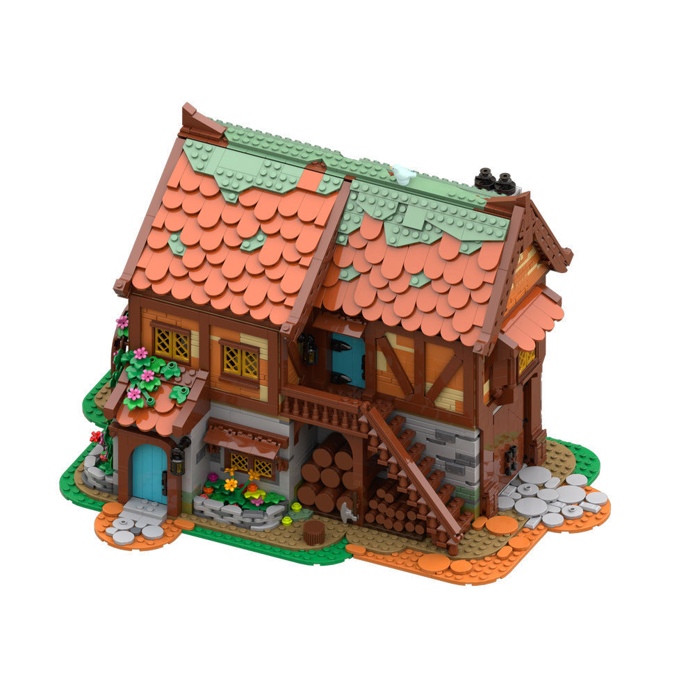 Medieval Joiner's Workshop Building Kit | Compatible MOC - 3