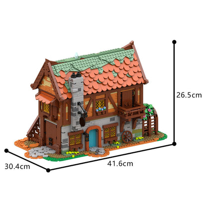 Medieval Joiner's Workshop Building Kit | Compatible MOC - 8