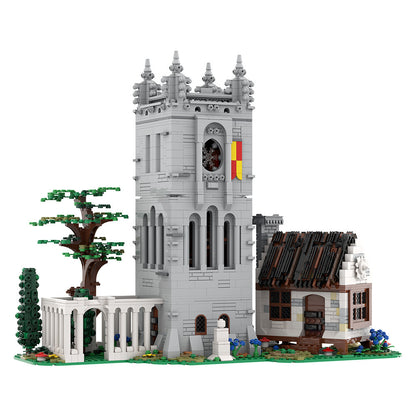 medieval library building set | lego compatible - 5