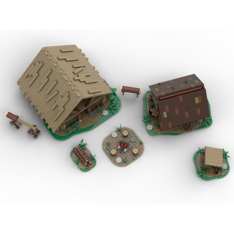Medieval Logging Camp Building Kit | LEGO-Compatible MOC - 3