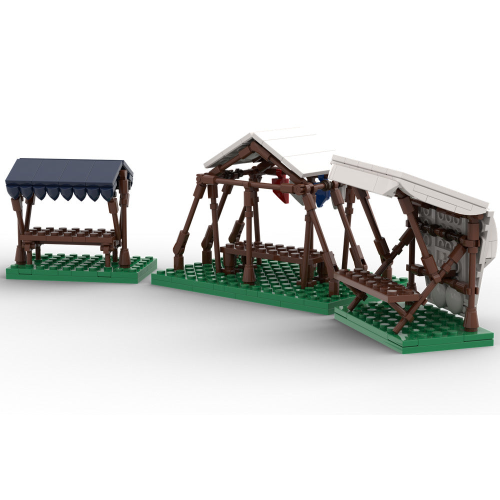 Medieval Market Stalls Building Kit | Compatible MOC - 4